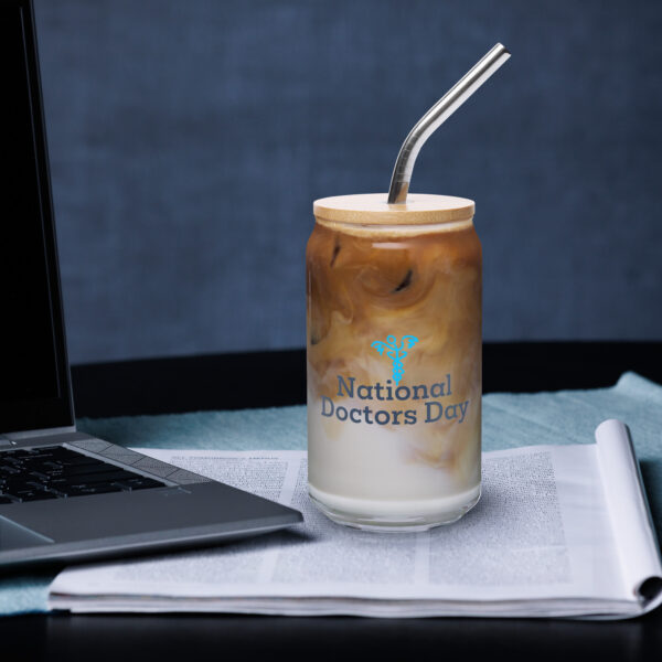 National Doctors Day Iced Coffee Glass