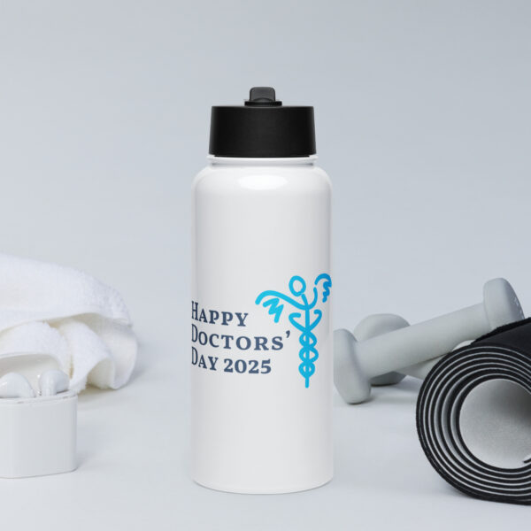 Happy Doctors Day Water Bottle