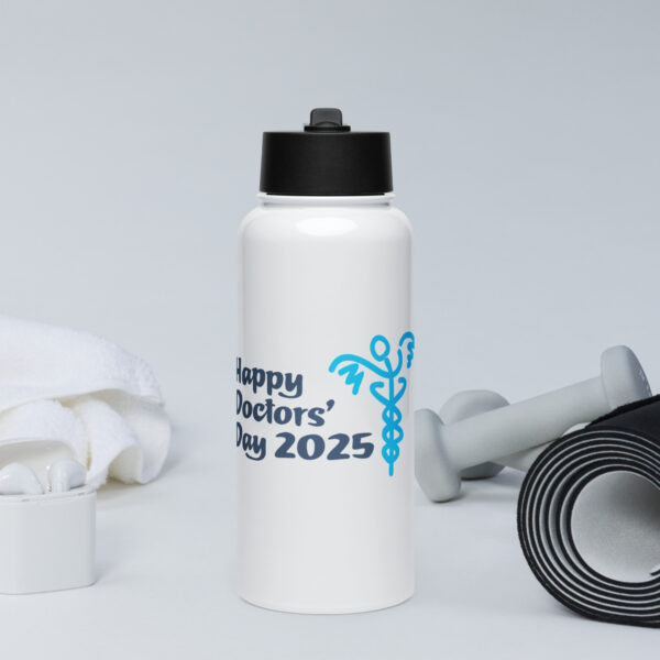 Happy Doctors Day Water Bottle - Image 7