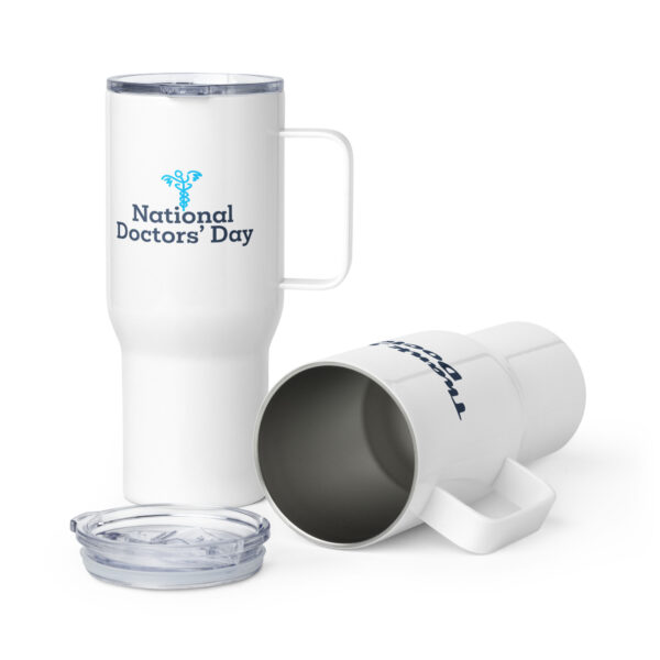 Thank You Travel Mug with Handle - Image 4