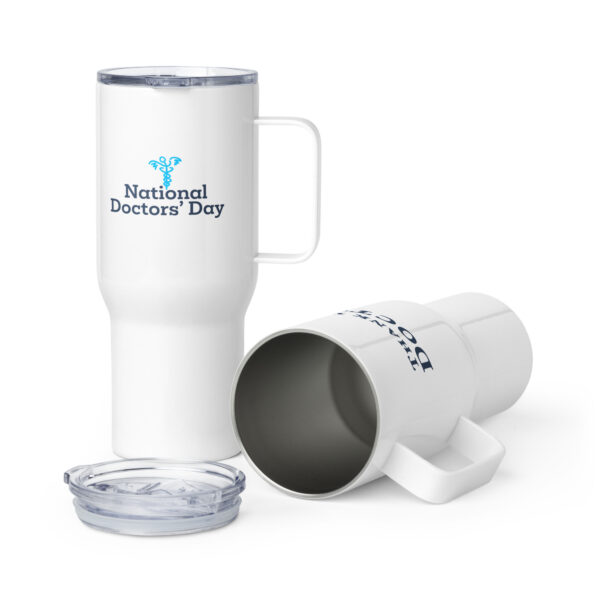 Thank You Travel Mug with Handle - Image 4