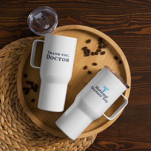 Thank You Travel Mug with Handle