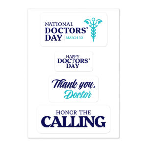National Doctors’ Day Sticker Sheet