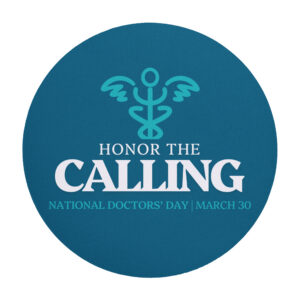 Honor the Calling Round Mouse Pad